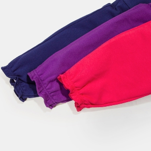 Детски панталони за момчета и момичета - сив, син, лилав и червен