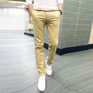 Μακρύ παντελόνι κομψά ανδρών της άνοιξης - 5 μοντέλα