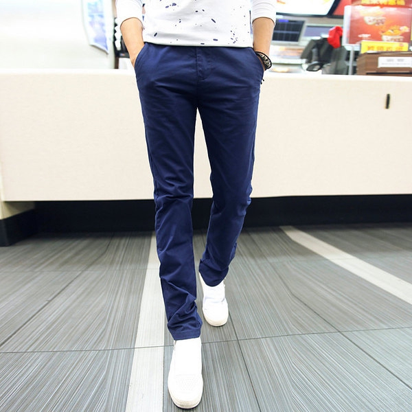 Μακρύ παντελόνι κομψά ανδρών της άνοιξης - 5 μοντέλα