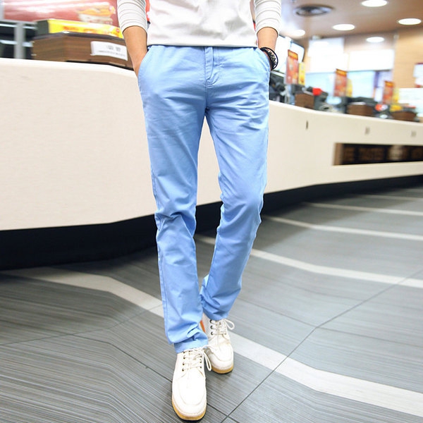 Μακρύ παντελόνι κομψά ανδρών της άνοιξης - 5 μοντέλα