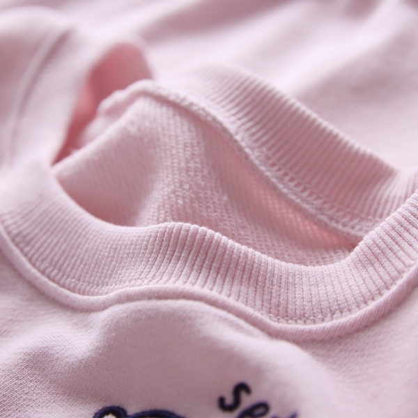 Дамска розова блуза с апликация сладолед