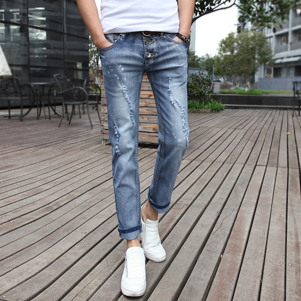 Мъжки пролетни дънки - 8 модела 