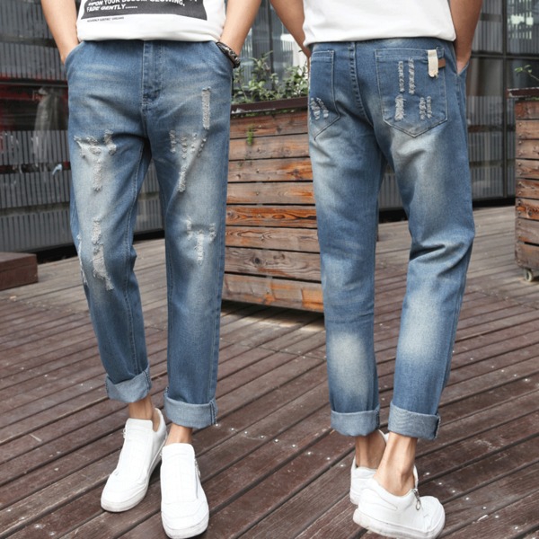 Мъжки пролетни дънки - 8 модела 