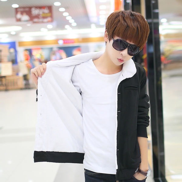 Мъжки пролетни черни якета