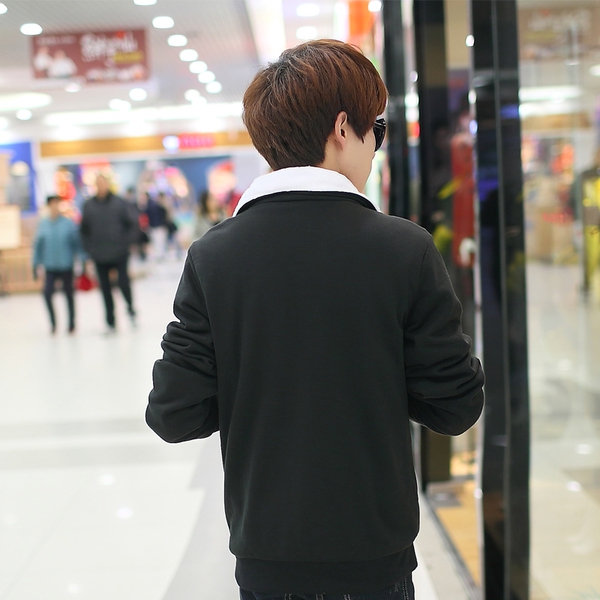 Мъжки пролетни черни якета