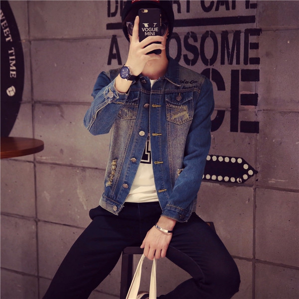 Пролетни мъжки дънкови якета  - 11 модела 