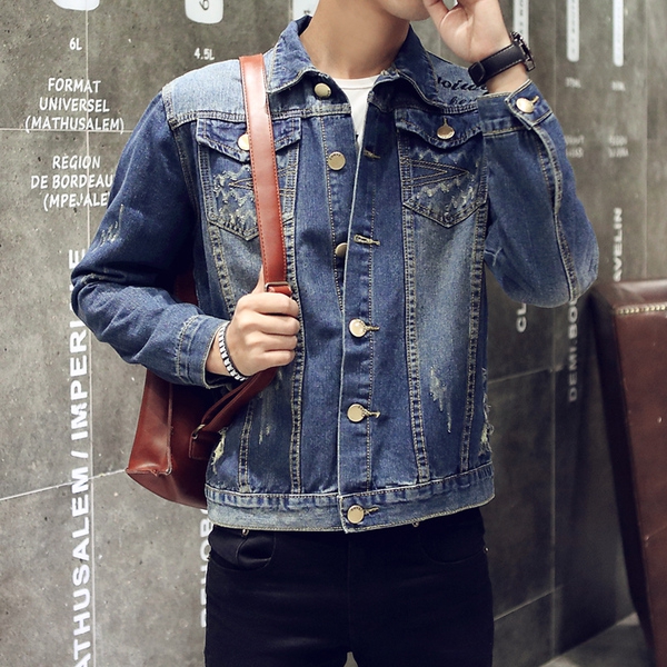 Пролетни мъжки дънкови якета  - 11 модела 