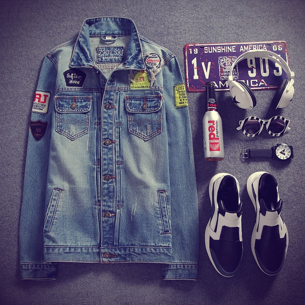 Пролетни мъжки дънкови якета  - 11 модела 