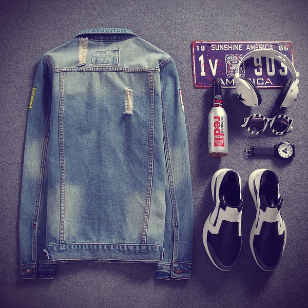 Пролетни мъжки дънкови якета  - 11 модела 