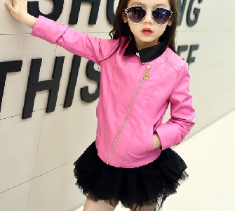 Κομψό  παιδικό μποφάν - κορυφαία μοντέλα για κορίτσια - ροζ και μοβ χρώμα