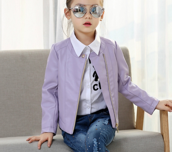 Κομψό  παιδικό μποφάν - κορυφαία μοντέλα για κορίτσια - ροζ και μοβ χρώμα