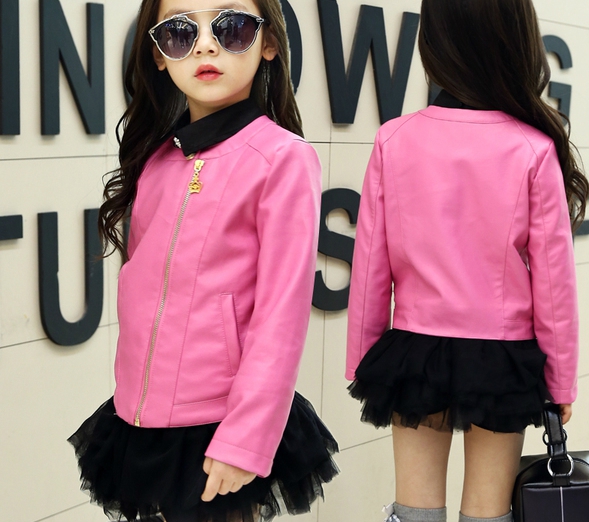 Κομψό  παιδικό μποφάν - κορυφαία μοντέλα για κορίτσια - ροζ και μοβ χρώμα