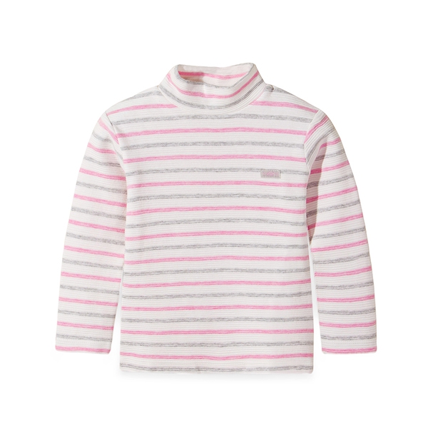 Детски пролетни блузи с дълъг ръкав и яка - различни раирани памучни модели