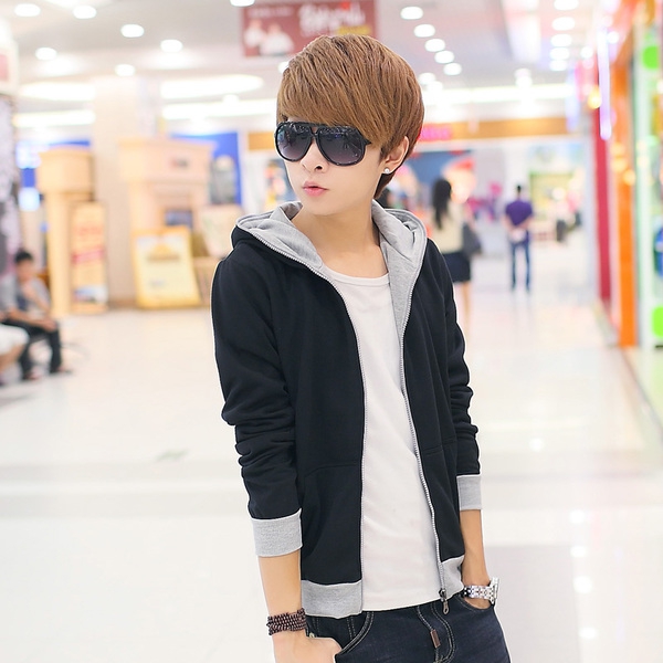 Мъжки пролетни жилетки с качулка - 8 модела 