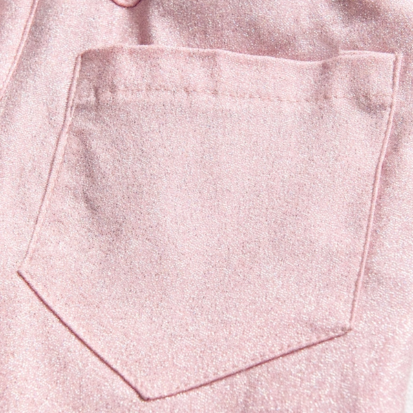 Детски слим панталони за момичета в три цвята - син, розов и черен