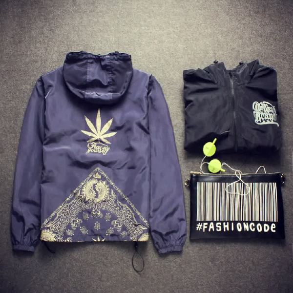 Λεπτά Ανδρικά ανοιξηάτικα μπουφάν με κουκούλα - 2 μοντέλα