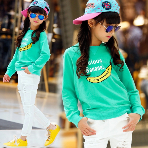 Παιδικό φούτερ με κουκούλα - Delicious Μπανάνα, ConnyStyle