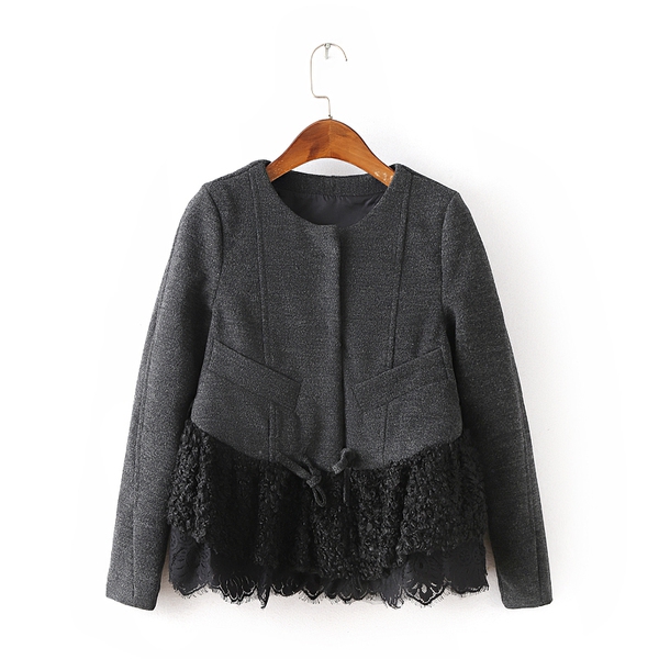 Γυναικείο  ανοιξηάτικο   σακάκι με πλούσια χρώματα και ενδιαφέροντα σχήματα