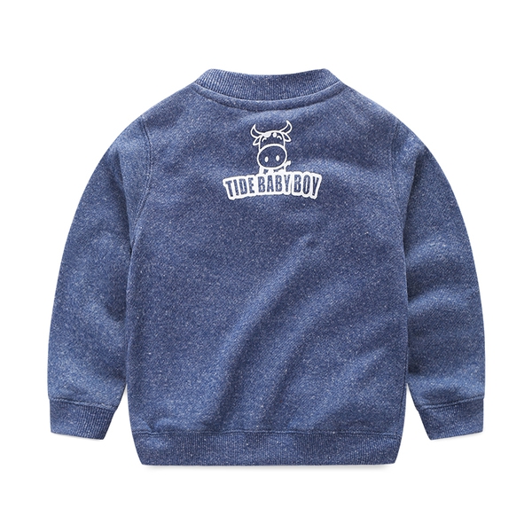 Παιδική ζακέτα με μακριά μανίκια - μπλε, γκρι, πράσινο και κόκκινο - κομψή για την άνοιξη και φθινόπωρο για αγόρια