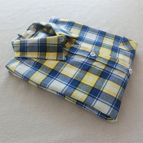 καρό πουκάμισα των γυναικών άνοιξη σε διάφορα χρώματα