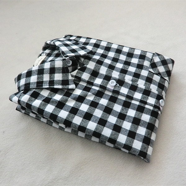 καρό πουκάμισα των γυναικών άνοιξη σε διάφορα χρώματα