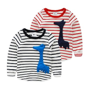 παιδικό μπλουζάκη Toddler Spring T-shirt με Dinosaur - δύο μοντέλα