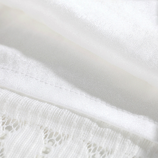 Κυρίες καθημερινή δαντέλα φόρεμα σε λευκό - ΑΝΟΙΞΗ