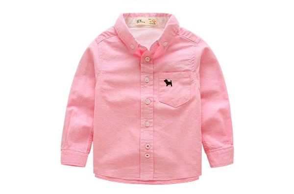 Παιδικό εανοιηξάτηκο και φθινοπωρινώ πουκάμισο σε διάφορα χρώματα - πράσινο, ροζ, μπλε, κίτρινο, λευκό