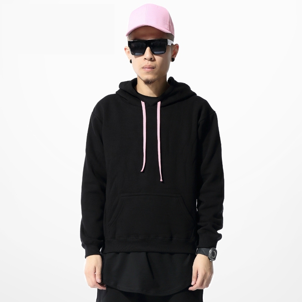 Αντρικό μαύρο φούτερ στυλ αστικών