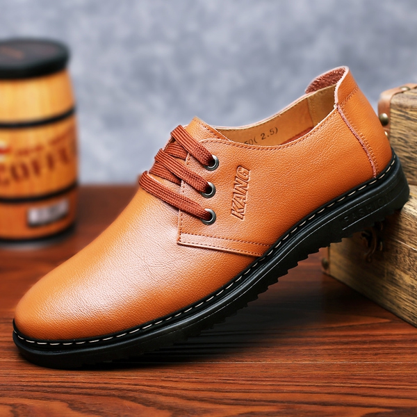 Мъжки бизнес ежедневни кожени обувки 3 модела