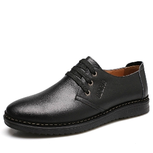 Мъжки бизнес ежедневни кожени обувки 3 модела 