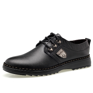 Ανδρικά Business Casual Leather Shoes 3 Μοντέλα
