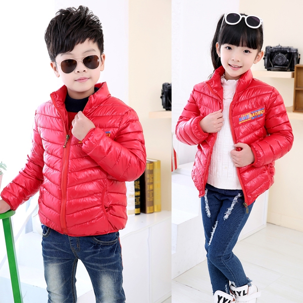 Детски унисекс есенни и зимни якета - сини, оранжеви, зелени, червени и черни - топ модели