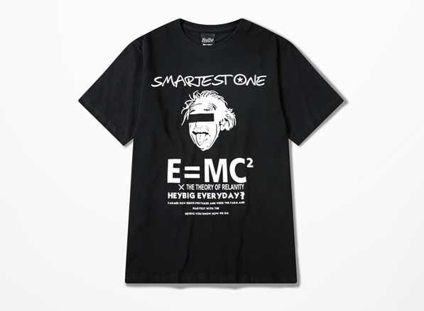 Ανδρών το καλοκαίρι t-shirts αστικό στυλ σε μαύρο και άσπρο