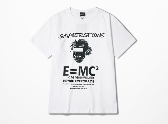 Ανδρών το καλοκαίρι t-shirts αστικό στυλ σε μαύρο και άσπρο