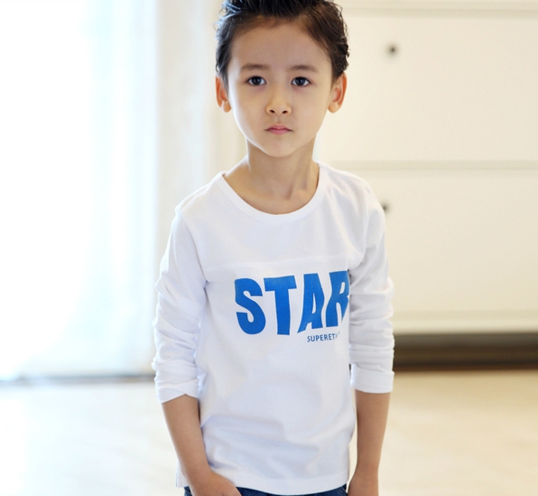 Παιδικά T-Shirt για αγόρια με μακριά μανίκα - Star and Blue - Last West