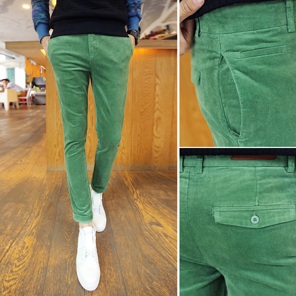 Αντρικά χρωματιστά παντελόνια - 4 μοντέλα