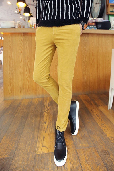 Αντρικά χρωματιστά παντελόνια - 4 μοντέλα