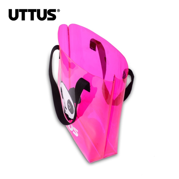 Дамска цикламена свежа чанта с панда