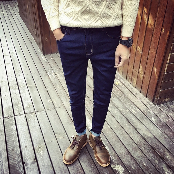 Αρσενικά παχύ και λεπτό τζιν άνοιξη - 3 μοντέλα