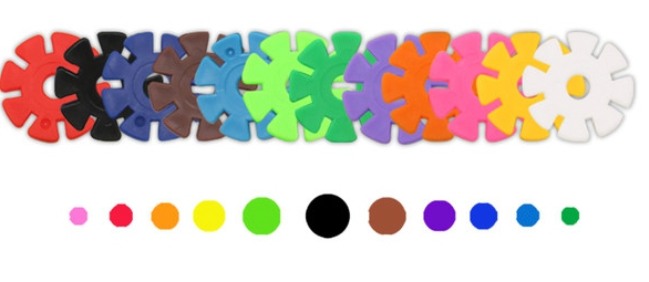 Детска образователна игра "Снежинка" -  конструктор - 120, 300 и 500 бройки