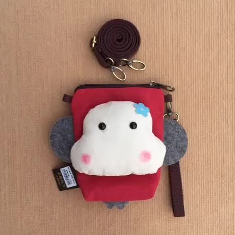 Маймунка - аксесоар в червен или син цвят