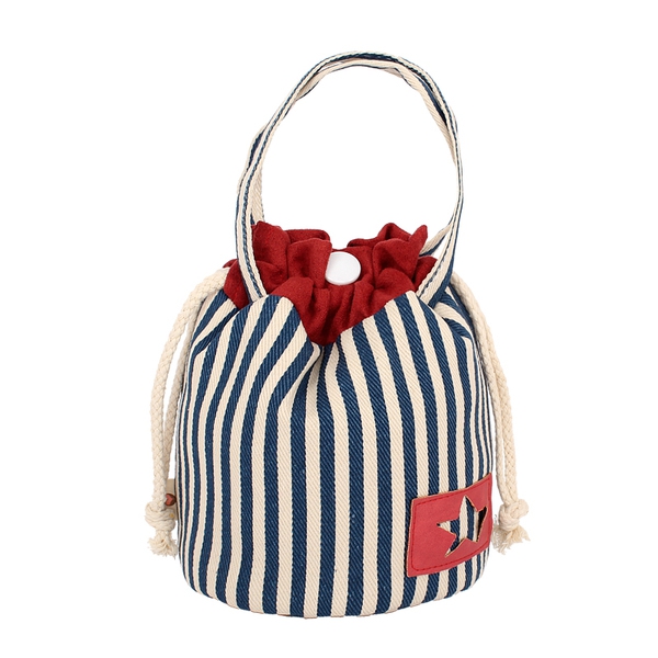 Раирана ежедневна чанта с компактна дръжка