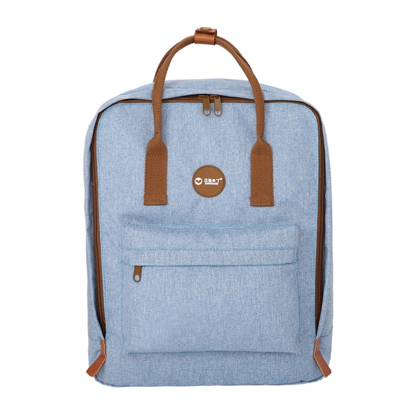 2 в 1 Чанта и раница - сива синя и розова