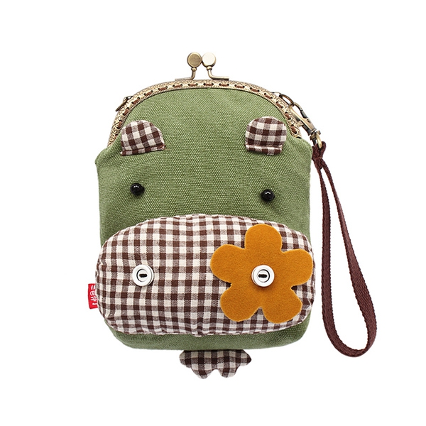 Мини цветна чантичка с пролетни мотиви