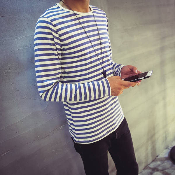 Мъжки блузи на райета - в 7 цвята