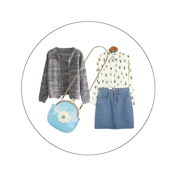 Τέσσερα γυναικείες τσάντες με κλεισίματος Tic tac