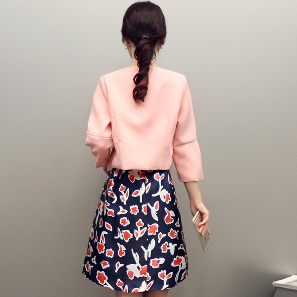 Дамско розово пролетно сако