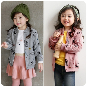 Παιδικές ζακέταε  - τρία μοντέλα για κορίτσια και αγόρια - γκρι, ροζ και μπεζ χρώμα