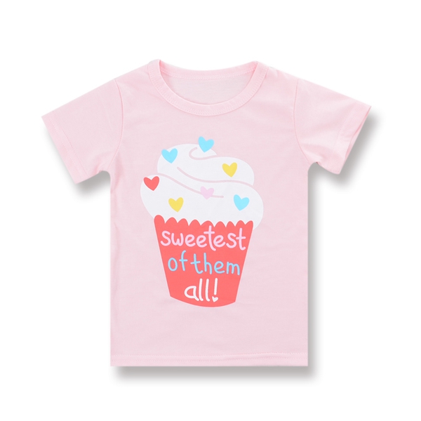 Παιδικό καλοκαιρινό κοντό μανίκι T-shirt με κινούμενα σχέδια - δεινόσαυρος, καρπούζι, ελικόπτερο, λευκό, μωβ, πορτοκαλί χρώμα